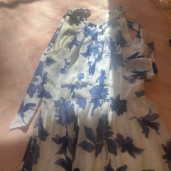 Nine West Blue floral dress - Picture 3 of 4